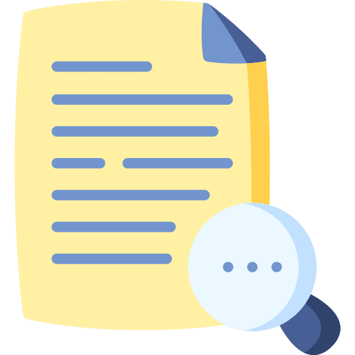 Analyze magnifying glass magnifier search icon