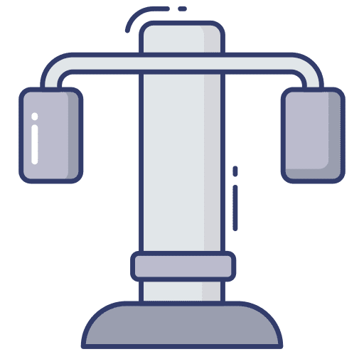 Gym machine fitness gym machine sports and competition icon