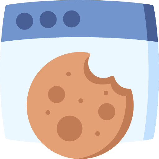 Cookie tabs seo and web website icon
