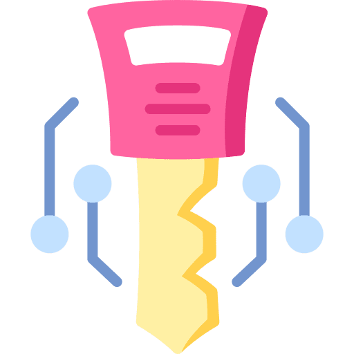 Key security passkey chip icon