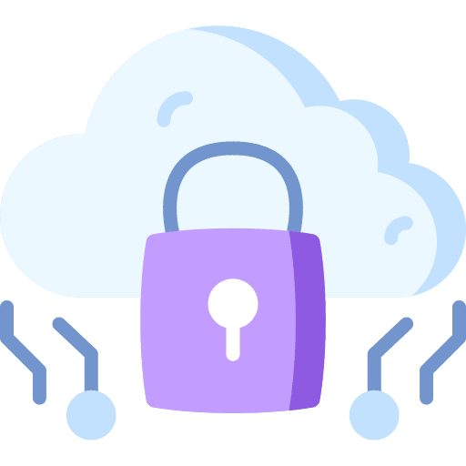 Protection networking ui cloud computing icon