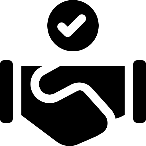 Deal business and finance agreement partnership icon