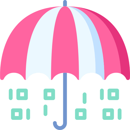 Umbrella protection droppers programming icon