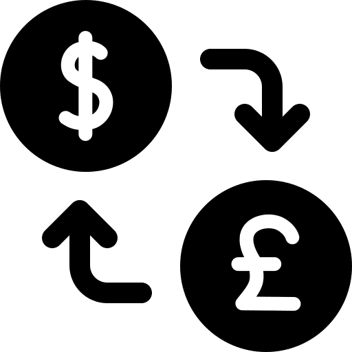 Exchange money arrow currency icon