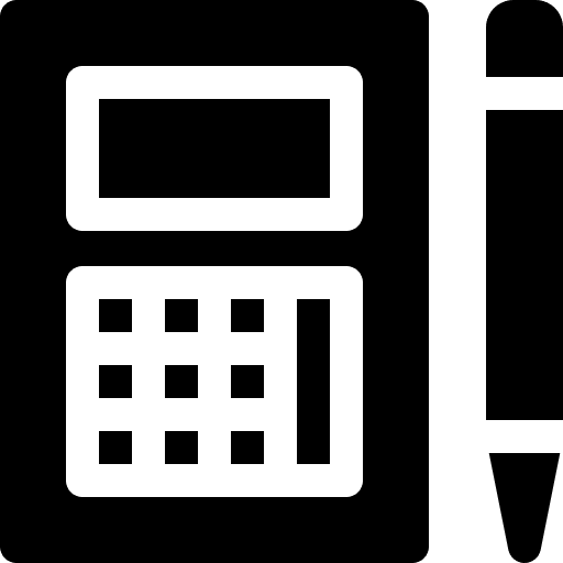 Accounting accounting pencil education icon