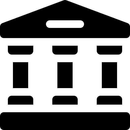 Bank government classic architecture icon