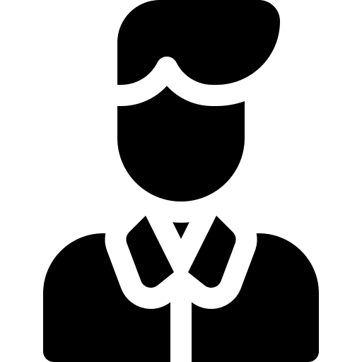 Businessman office worker man employee icon