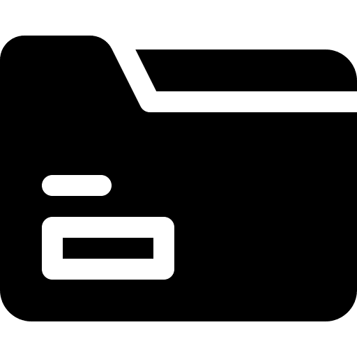 Folder file document storage icon