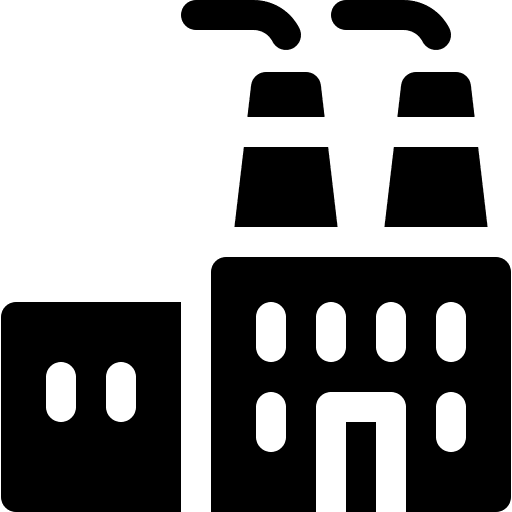 Industry factory establishment industry icon