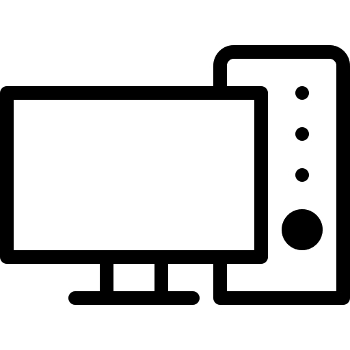 Pc screen electronics pc icon