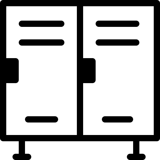 School locker school locker gym furniture and household icon