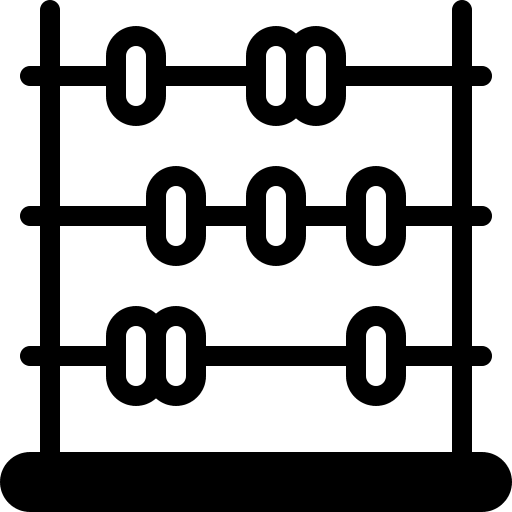 Abacus mathematical education maths icon