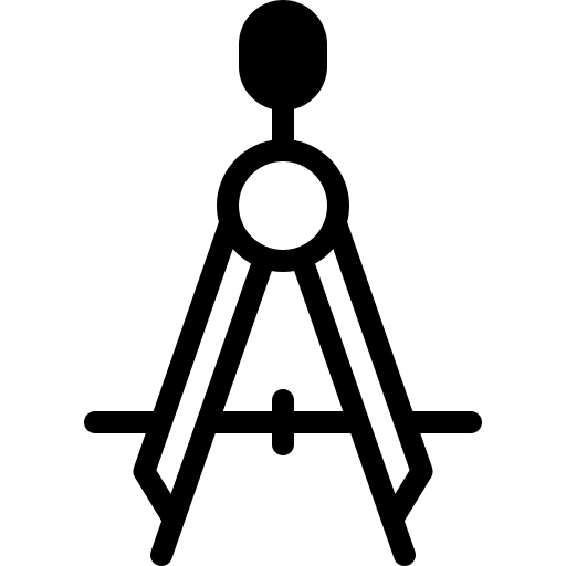 Compass tool measure measurement icon