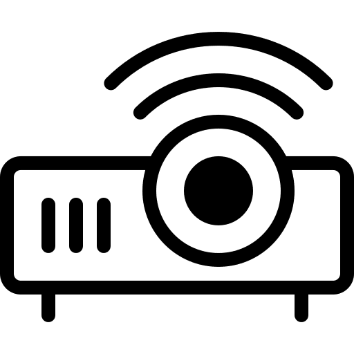 Projector technology multimedia projector icon