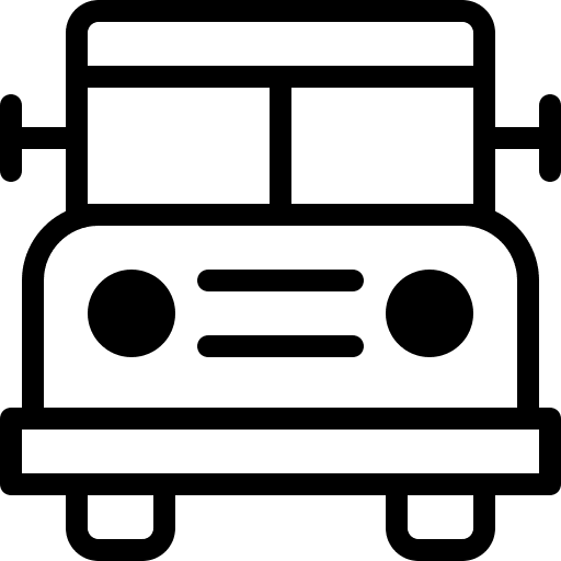 School bus school bus automobile transportation icon