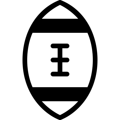 American football ball sport equipment rugby icon