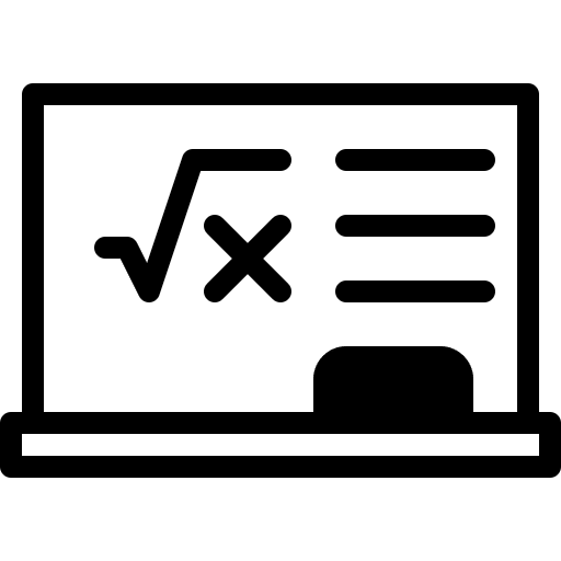 Blackboard classroom blackboard mathematics icon