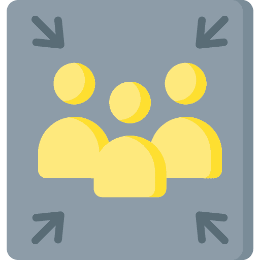 Meeting point meeting point signs assembly point icon