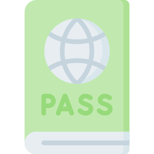Passport passport travel identification icon