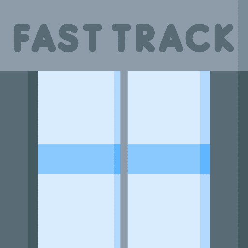 Priority gate boarding travel fast track icon