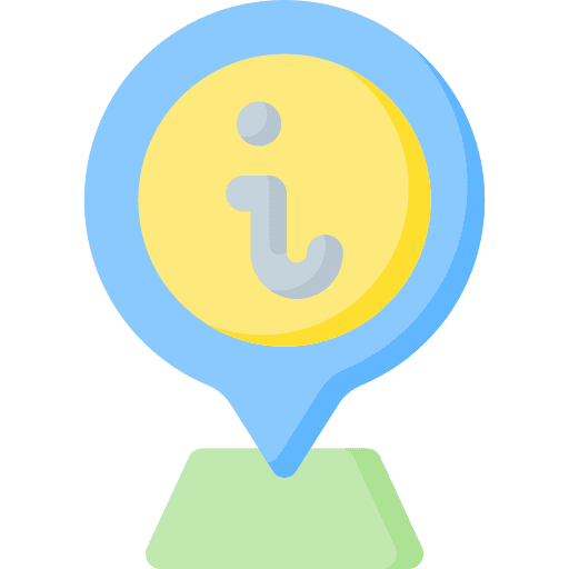Information map marker maps and location information icon