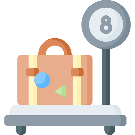 Scale travel limit scale icon