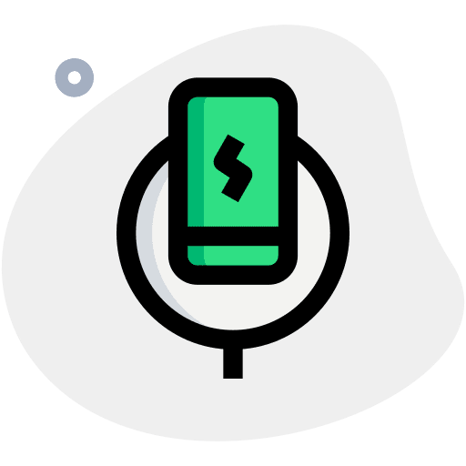 Charging battery charging battery wireless connection wireless charging icon