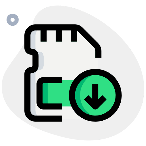 Downloading micro sd card micro sd hardware icon