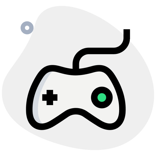 Gamepad games joystick game controller icon