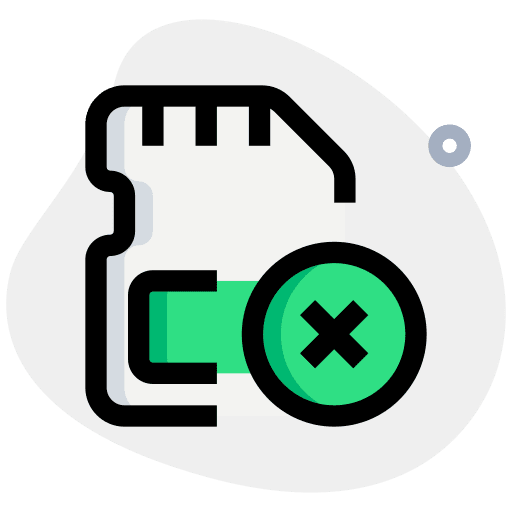Remove micro sd card micro sd remove icon