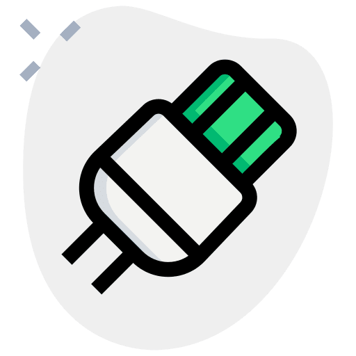 Usb cable charger charging cable icon