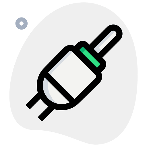 Audio jack connector jack cable cable icon