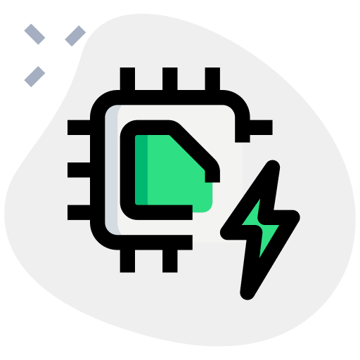 Flash microchip flash board icon