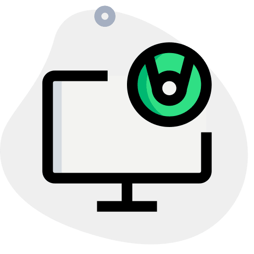 Video call apps screen ui icon