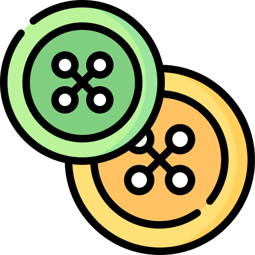 Buttons clothes clothing button fashion icon