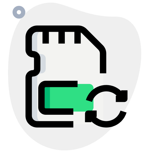 Refresh hardware device micro sd icon