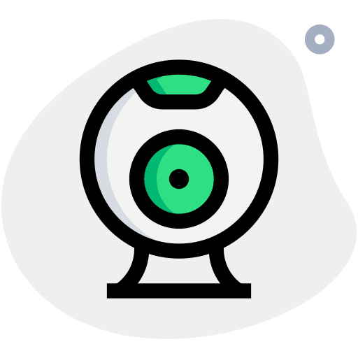 Webcam communications videocam cam icon