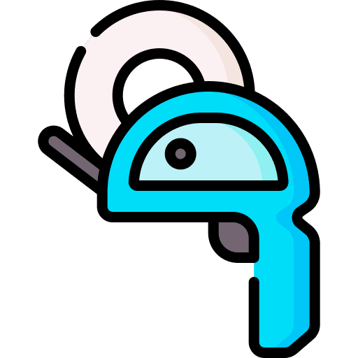 Adhesive tape tape dispenser construction and tools adhesive tape icon