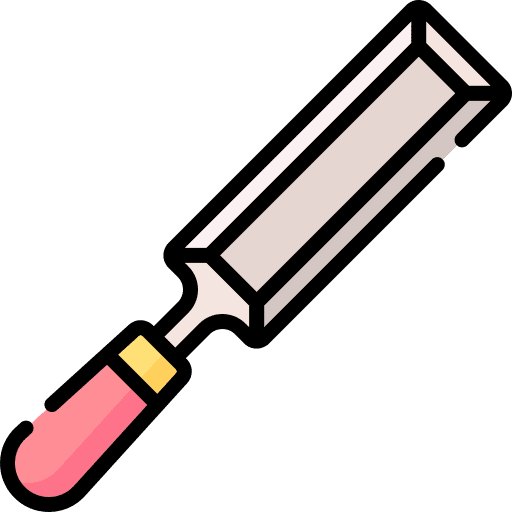 Chisel improvement construction and tools wood icon