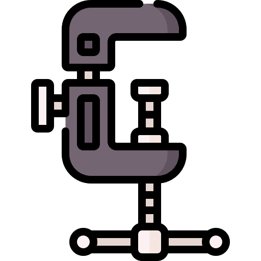 Clamp carpentry maintenance construction icon