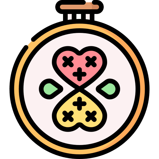 Stitching embroidery handcraft sew icon
