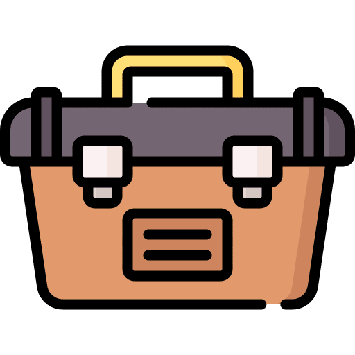Toolbox repair tool construction toolbox icon