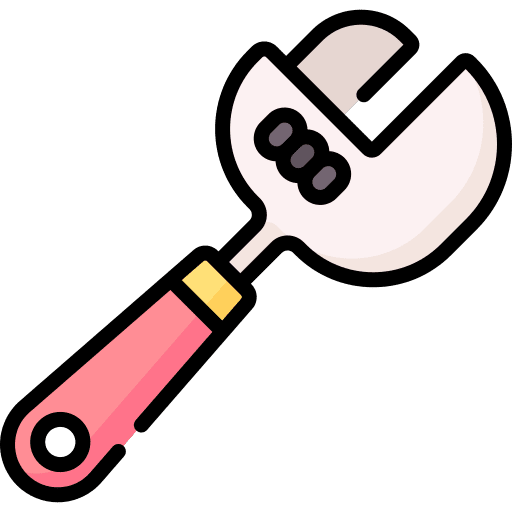 Wrench improvement wrench tool icon