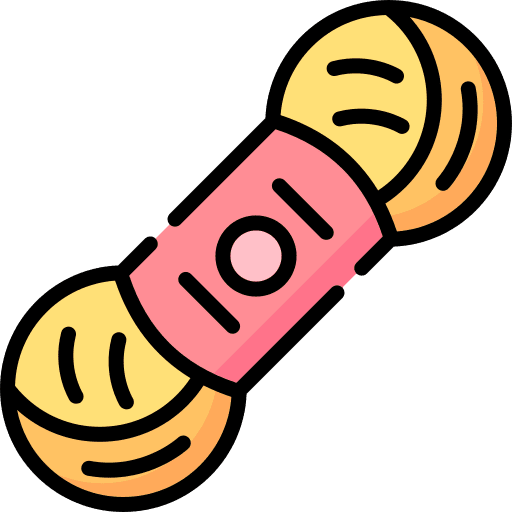 Yarn clothing hobbies and free time material icon