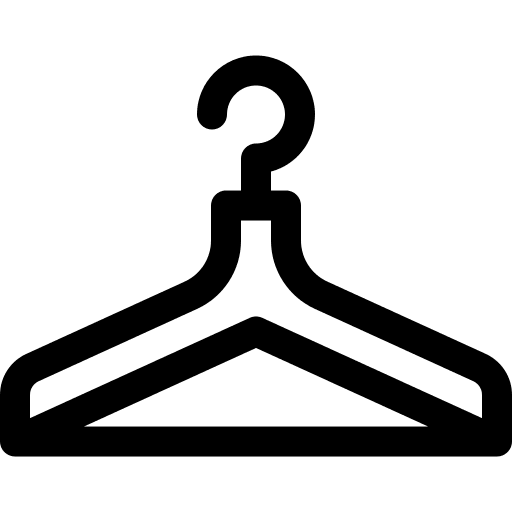 Clothes hanger clothes hanger tool closet icon