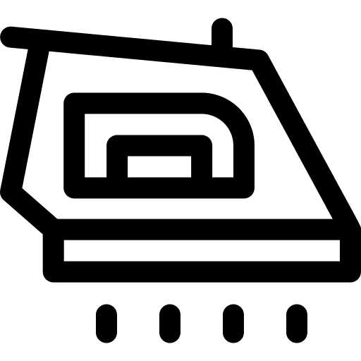 Iron electronics iron housekeeping icon