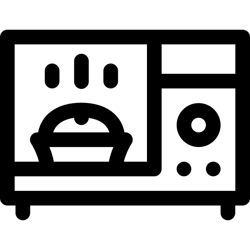 Microwave kitchenware heat cook icon