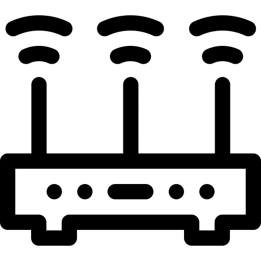 Wifi router wifi signal wireless connectivity internet icon