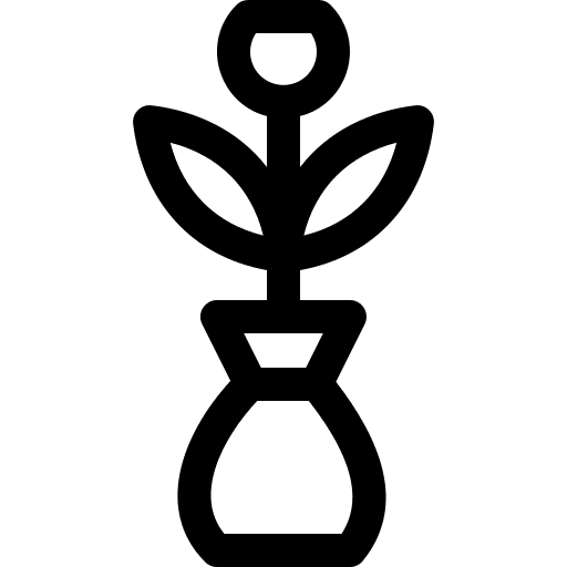 Flower rose botanic nature icon