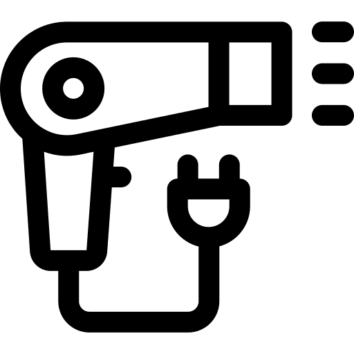 Hairdryer beauty hairdryer electronics icon